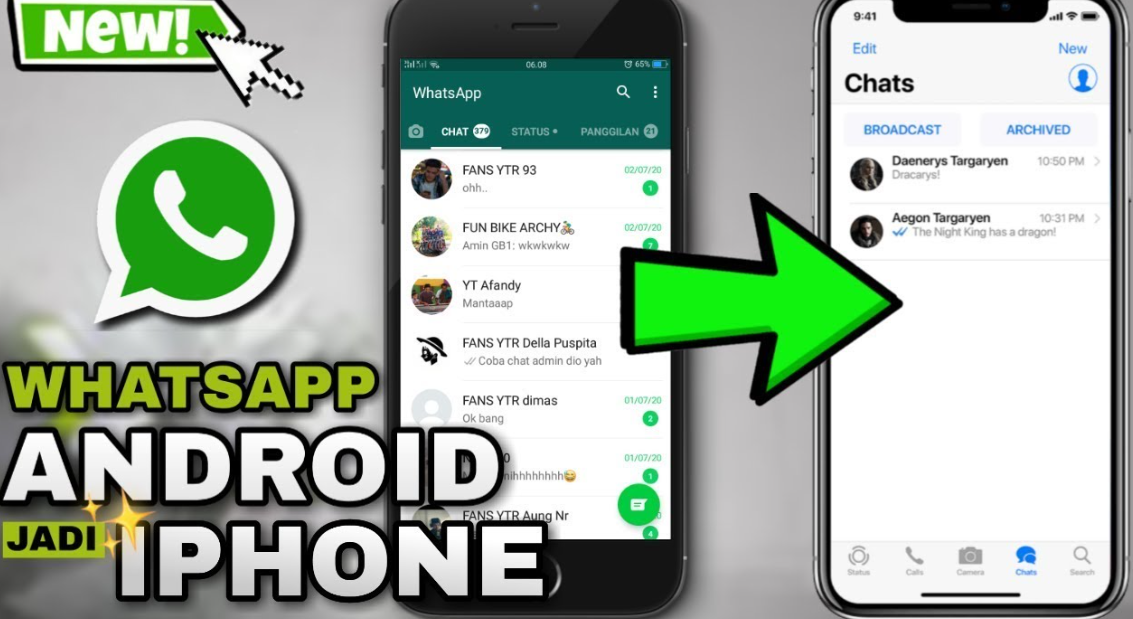 Cara Agar Tampilan WhatsApp Android Seperti iPhone Tanpa Aplikasi