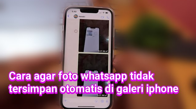 Cara Agar Foto WhatsApp Tidak Tersimpan Otomatis di Galeri iPhone