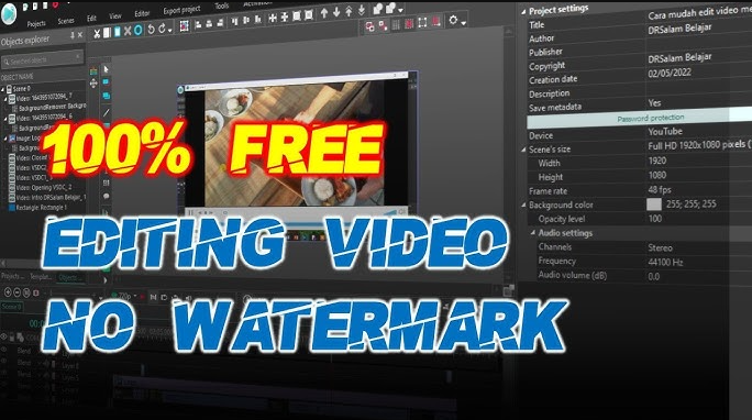 aplikasi edit video di laptop tanpa watermark