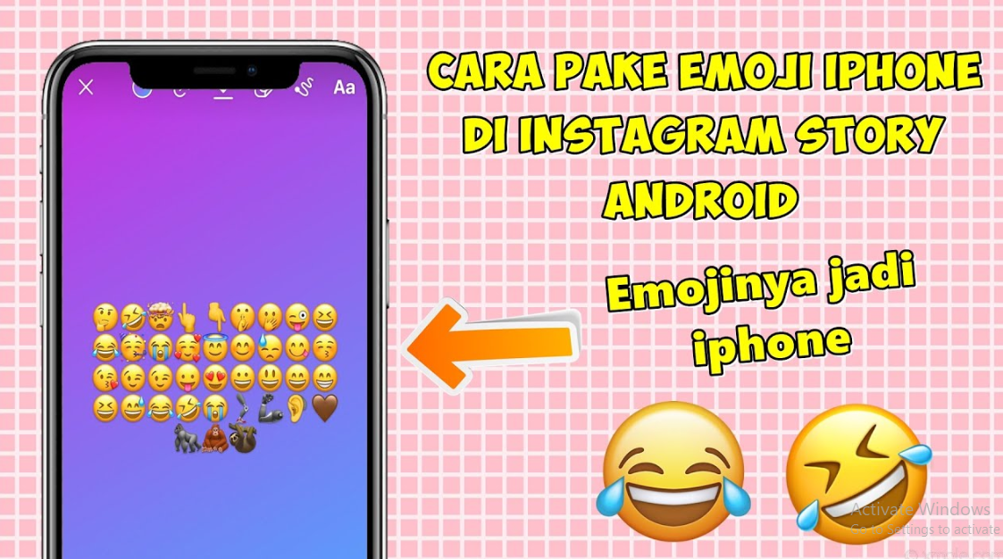 Menggunakan Emoji di Instagram