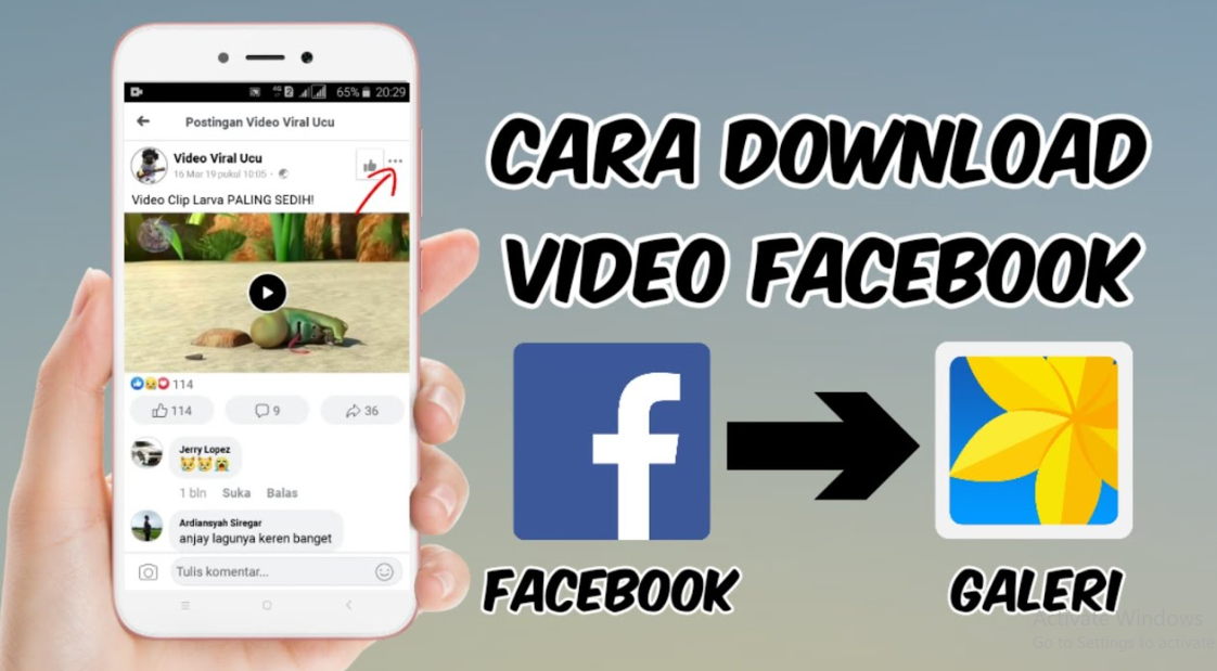 Cara Menyimpan Video dari Facebook ke Galeri HP